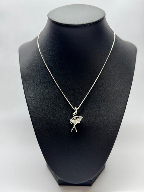 Ballerina Pendant Necklace