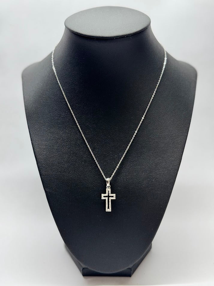 Graceful Cross Pendant Necklace