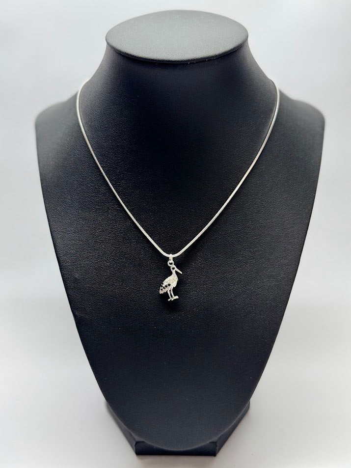 Graceful Bird Pendant Necklace