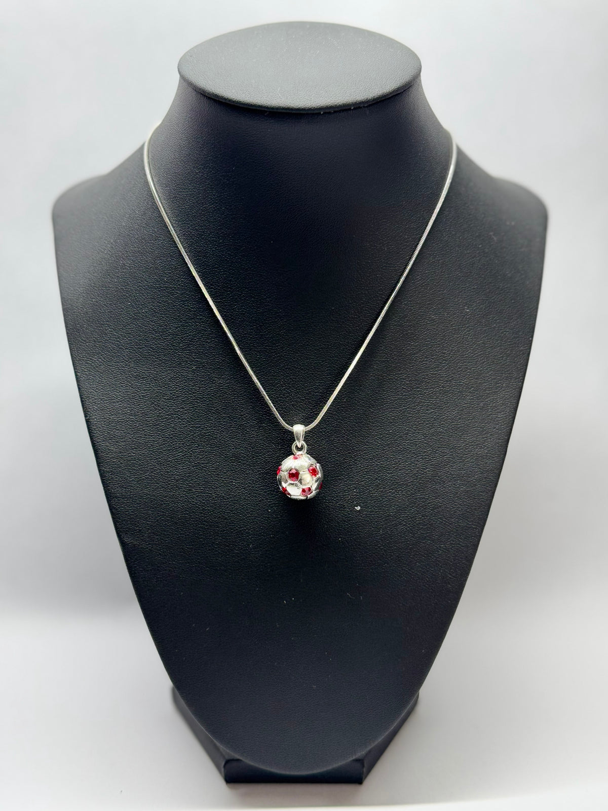 Soccer Ball Charm Necklace