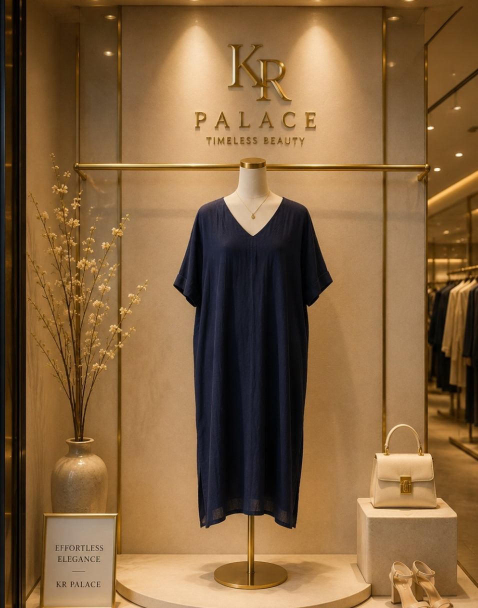 Midnight Ease Midi Dress