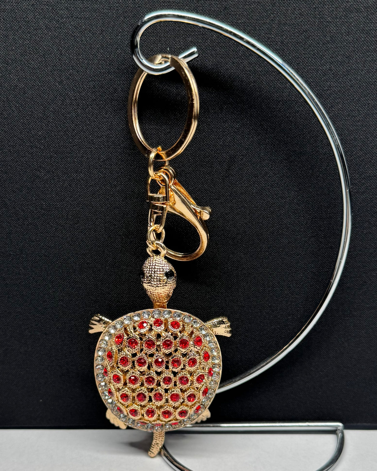Ruby Turtle Charm