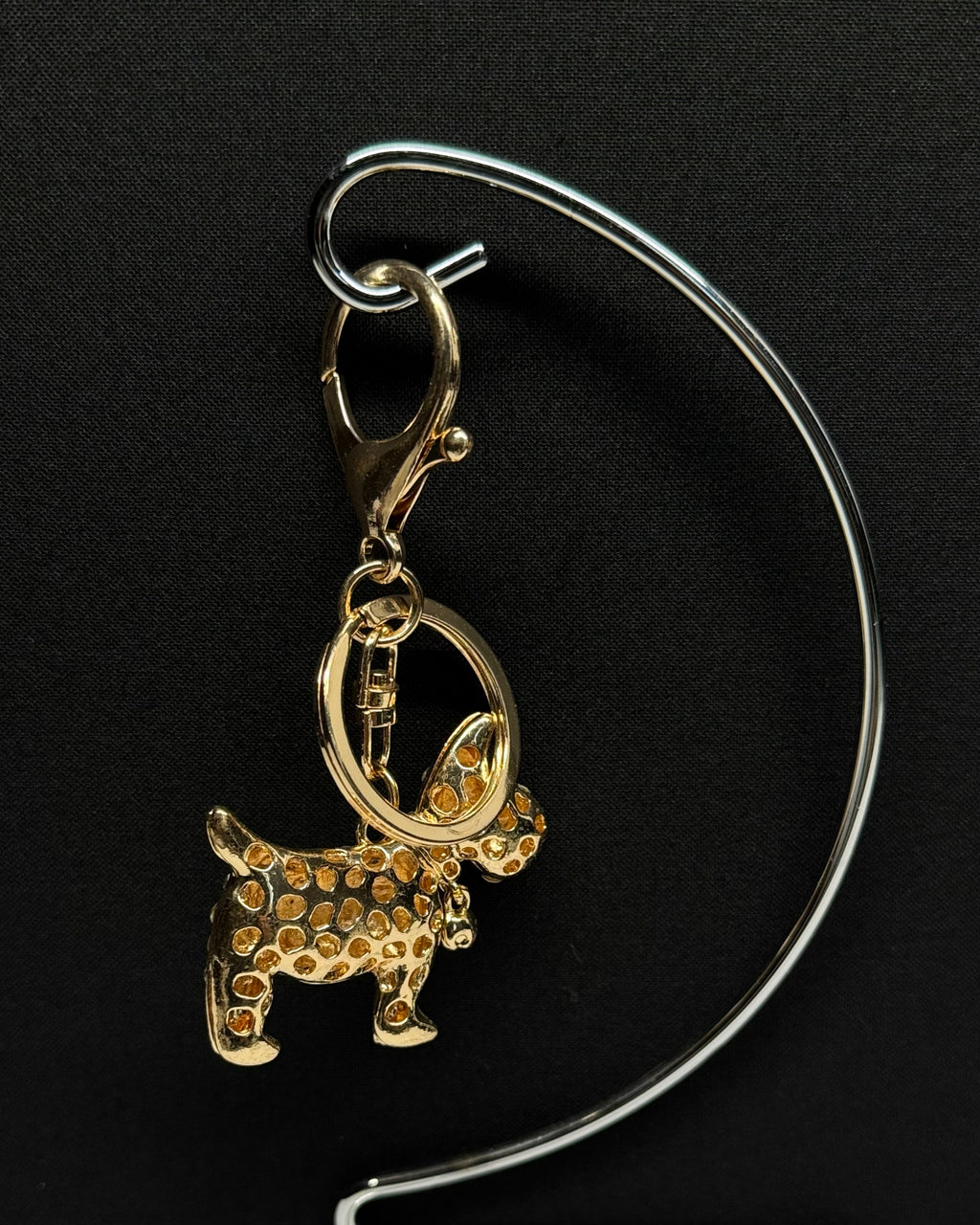 Sparkling Scottie Dog Charm