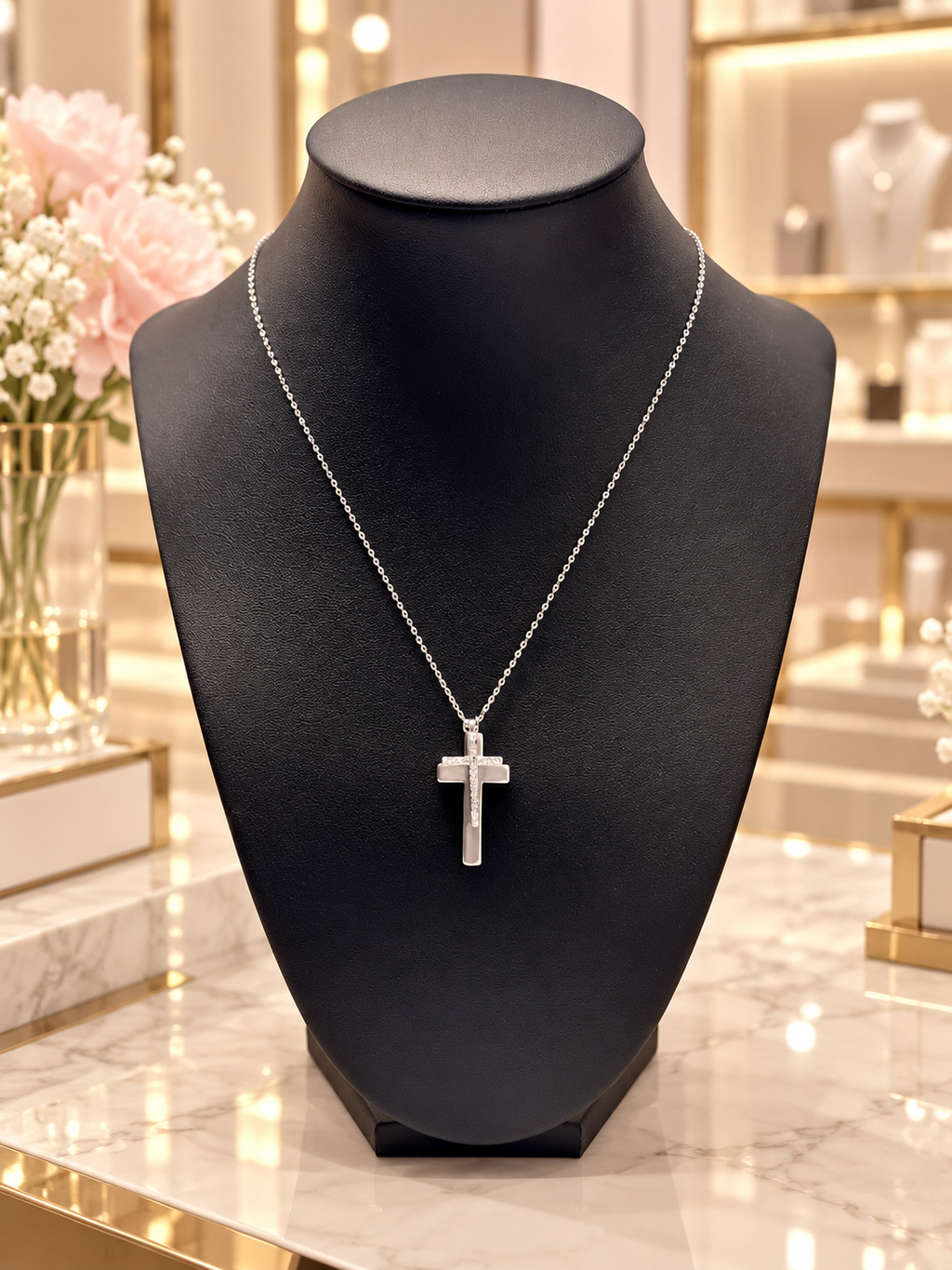 Classic Cross Pendant Necklace