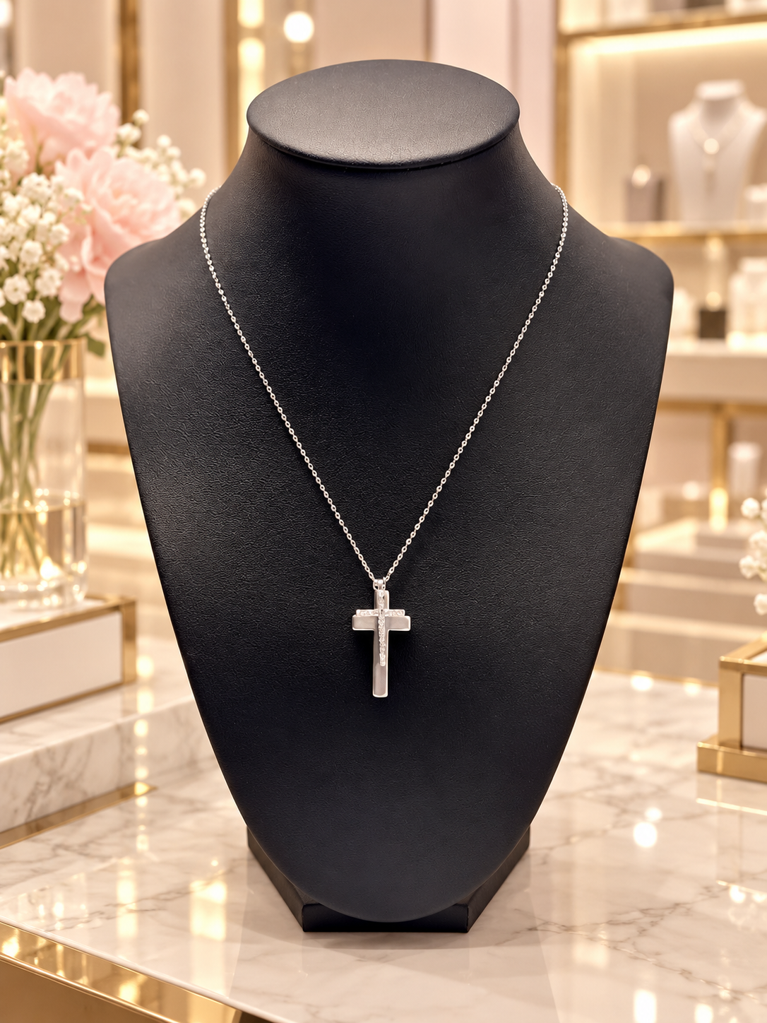 Classic Cross Pendant Necklace