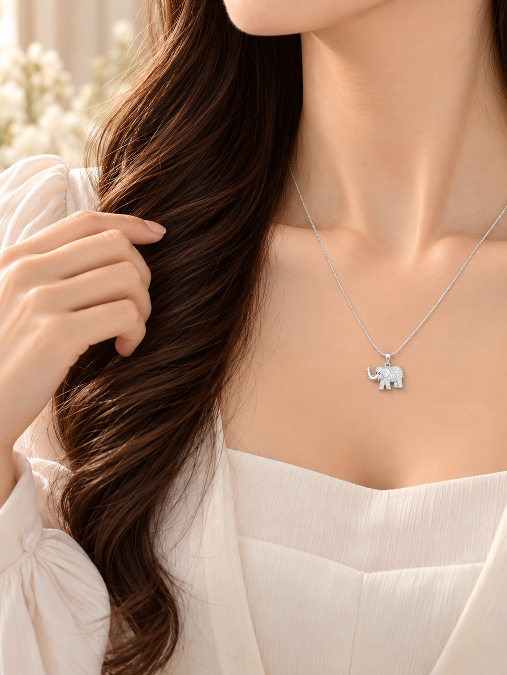Elephant Charm Necklace