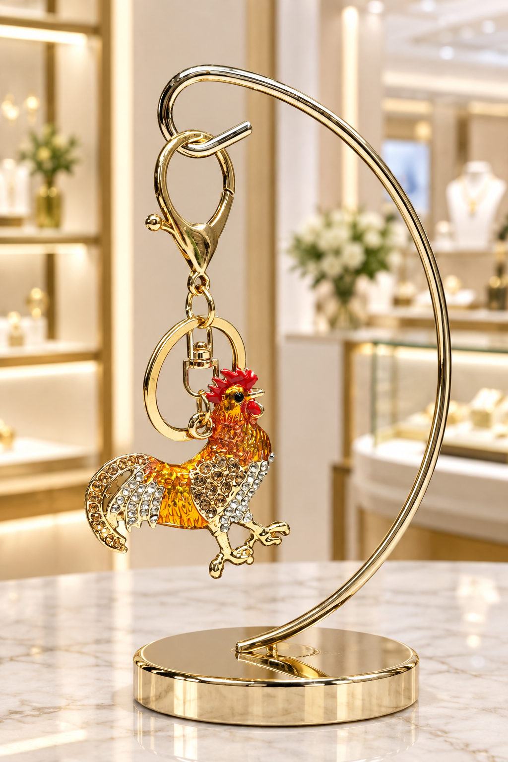 Lucky Rooster Charm