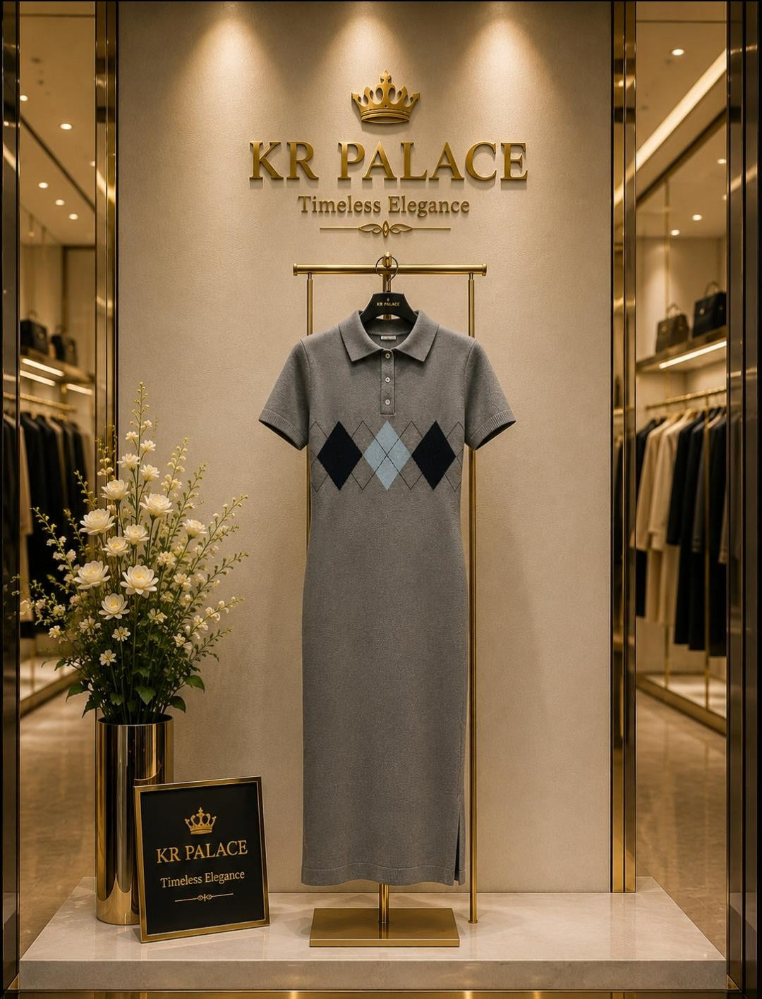 Polo Knit Dress